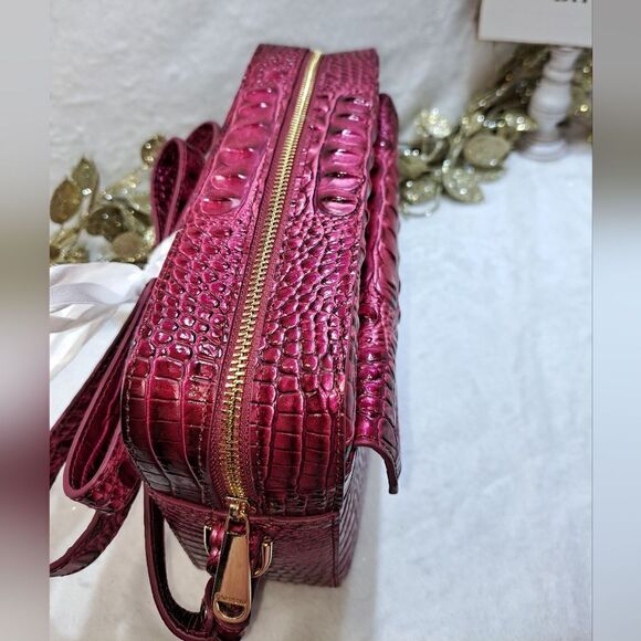 NWT Brahmin Shea Melbourne Crossbody Bag in Pomegranate - Picture 15 of 17